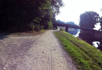 Streckenfoto bei Kilometer 22,2