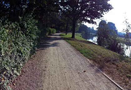 Streckenfoto bei Kilometer 21,8