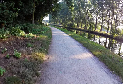 Streckenfoto bei Kilometer 21,4
