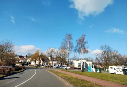 Streckenfoto bei Kilometer 8,9
