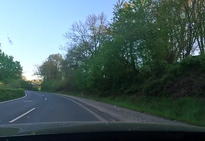 Streckenfoto bei Kilometer 28,4
