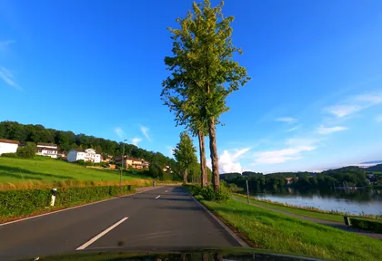 Streckenfoto bei Kilometer 21