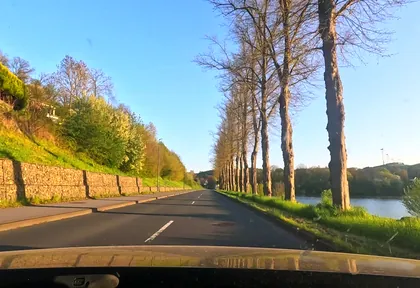 Streckenfoto bei Kilometer 20,8