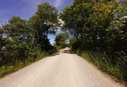 Route photo at kilometre 36.2