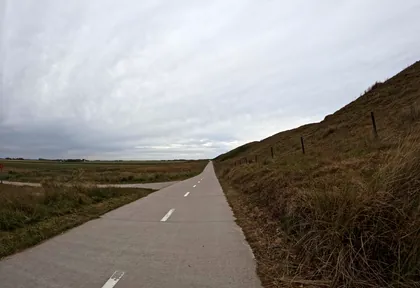 Route photo at kilometre 13.8
