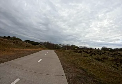 Route photo at kilometre 8.2