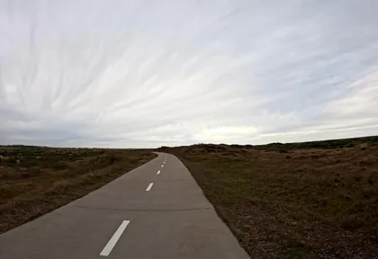 Route photo at kilometre 14.8
