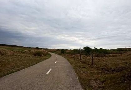 Route photo at kilometre 16.6
