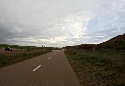 Route photo at kilometre 10.2