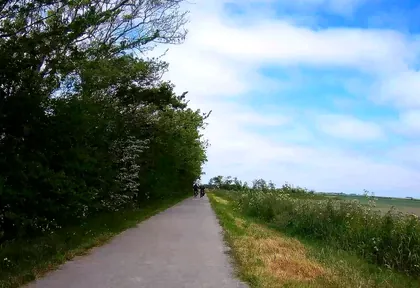 Route photo at kilometre 4.4