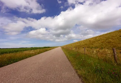 Route photo at kilometre 24.8