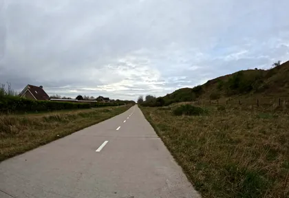 Route photo at kilometre 11.4
