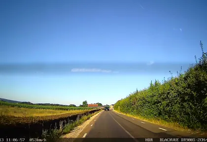 Routefoto bij kilometer 12,8