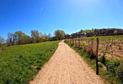 Routefoto bij kilometer 19