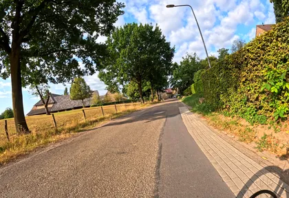 Routefoto bij kilometer 14