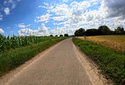 Routefoto bij kilometer 21,6