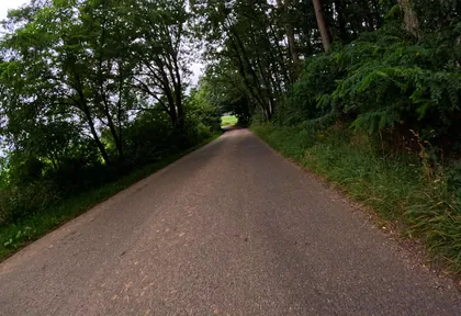 Routefoto bij kilometer 2,2