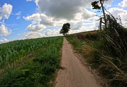 Routefoto bij kilometer 27,6