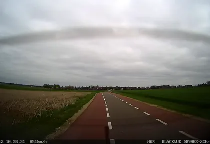 Routefoto bij kilometer 28,6