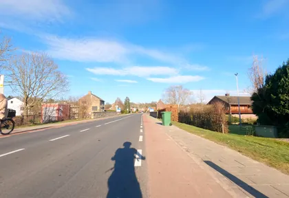 Routefoto bij kilometer 5,6