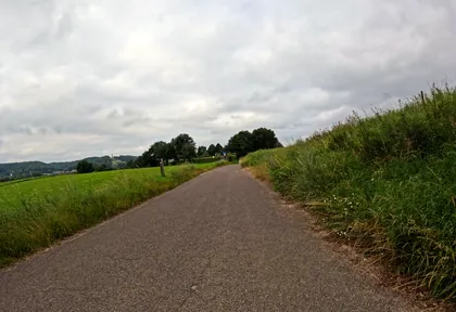 Routefoto bij kilometer 1,4