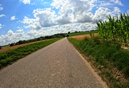 Routefoto bij kilometer 23,8