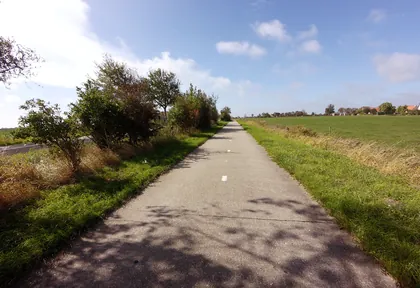 Routefoto bij kilometer 20,2