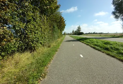 Routefoto bij kilometer 17,4