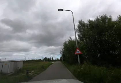 Routefoto bij kilometer 5,8