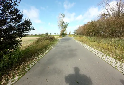 Routefoto bij kilometer 20