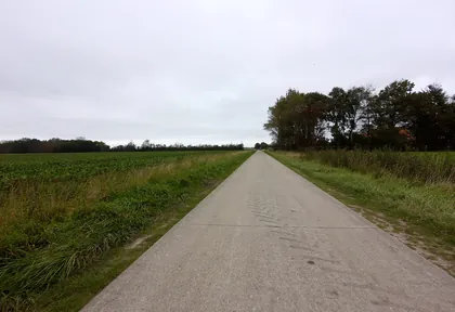 Routefoto bij kilometer 2,6
