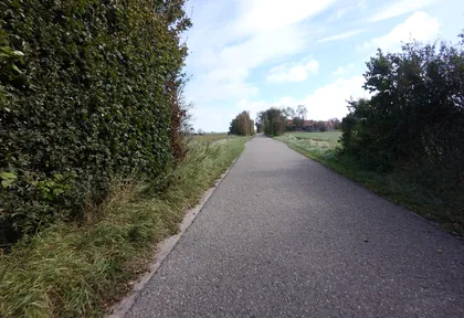 Routefoto bij kilometer 19