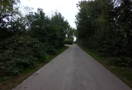 Routefoto bij kilometer 1,6