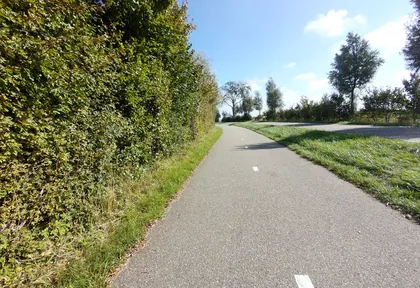Routefoto bij kilometer 17