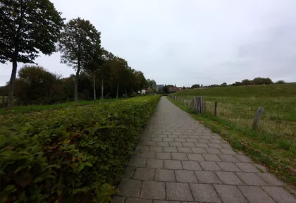 Routefoto bij kilometer 0,2