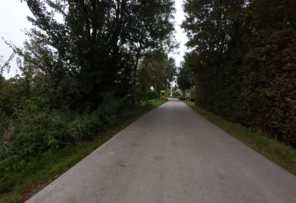 Routefoto bij kilometer 1