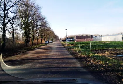Routefoto bij kilometer 5,7