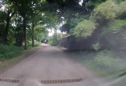 Routefoto bij kilometer 14
