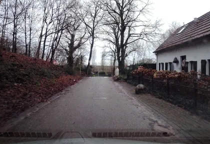 Routefoto bij kilometer 11