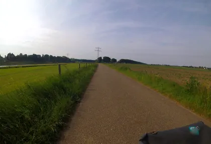 Routefoto bij kilometer 15,6