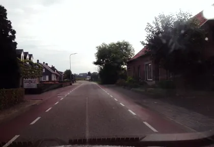 Routefoto bij kilometer 16,2