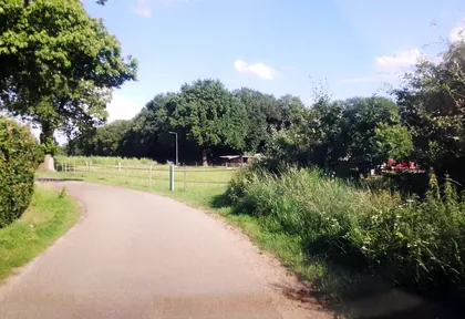 Routefoto bij kilometer 24,2