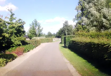 Routefoto bij kilometer 25