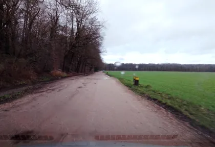 Routefoto bij kilometer 10,2