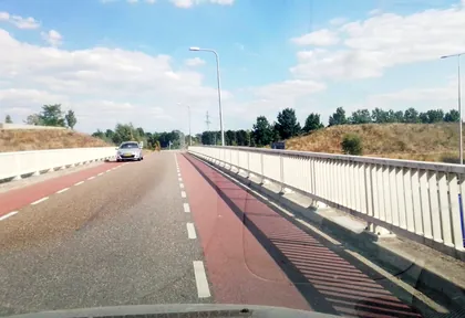 Routefoto bij kilometer 27,8