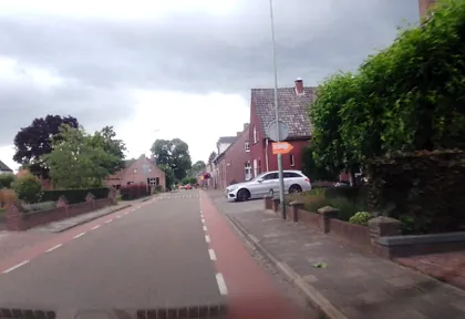 Routefoto bij kilometer 17,1