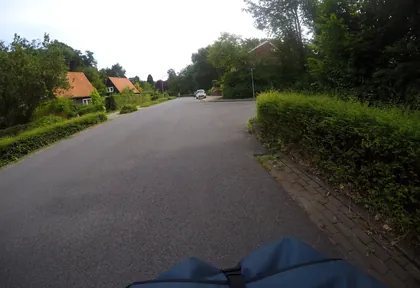 Routefoto bij kilometer 1,6