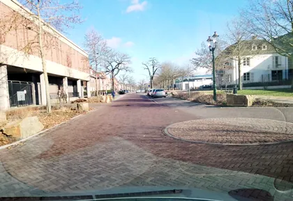 Routefoto bij kilometer 0