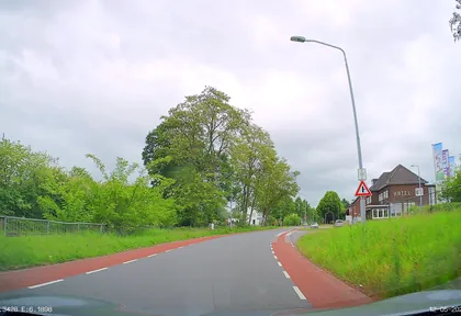 Routefoto bij kilometer 7,2