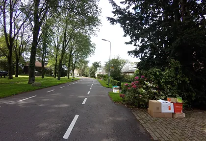 Route photo at kilometre 13.2